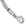 Sterling Silver 925 Multi-Strand White Pearl Necklace, Elegant Women's Jewelry