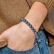 6-7mm Black Freshwater Cultured Pearl Stretch Bracelet - Birthstone Company