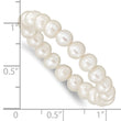 Madi K 5-6mm Freshwater Cultured Pearl Children's Stretch Bracelet - Birthstone Company