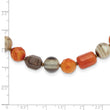 Sterling Silver Multi Stone 18.5in With 2 Inch Extention Necklace - Birthstone Company