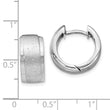 Sterling Silver Radiant Essence Hoop Earrings