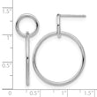 Sterling Silver Polished Post Dangle Earrings - Birthstone Company