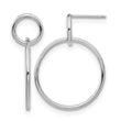 Sterling Silver Polished Post Dangle Earrings - Birthstone Company
