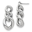 Sterling Silver Polished Post Dangle Earrings