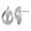 Sterling Silver Rh-plated Polished Post Earrings - Birthstone Company