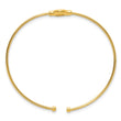 Sterling Silver Gold-plated Polished Opal Cuff Bracelet - Birthstone Company