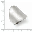 Sterling Silver Rhodium-plated Radiant Essence Ring