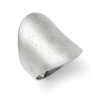 Sterling Silver Rhodium-plated Radiant Essence Ring