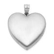 Sterling Silver Rh-plated Filigree Always In My Heart 24mm Heart Locket