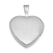 Sterling Silver Rhodium-plated Infinity Hearts 16mm Heart Locket