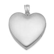 Sterling Silver Rhodium-plated Enameled Rose Ash Holder Heart Locket