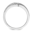 Brilliant Embers Sterling Silver Rhodium-plated 24 Stone Micro Pav‚ CZ Men's Ring