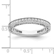 Brilliant Embers Sterling Silver Rhodium-plated 59 Stone Micro Pav‚ CZ Ring - Birthstone Company