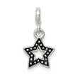Sterling Silver Enameled Star Enhancer