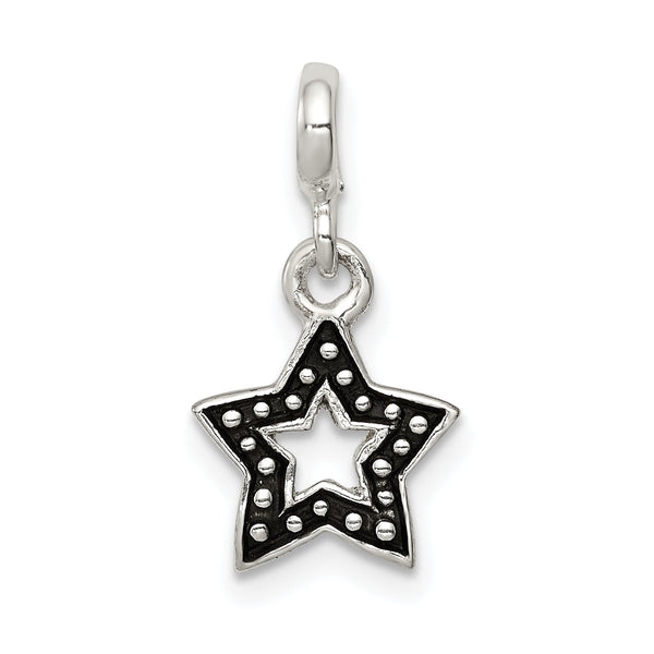 Sterling Silver Enameled Star Enhancer