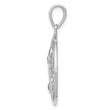 Sterling Silver Rhodium-plated w/Amethyst Pendant - Birthstone Company