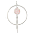 Sterling Silver Polished Dyed Agate Fancy Dangle Pendant