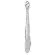 Sterling Silver Rh-plated Polished Drop Pendant