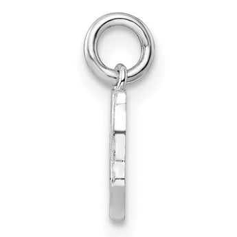 Sterling Silver RH-plated Multi-color Enameled Owl Children's Pendant