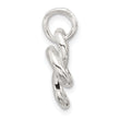 Sterling Silver Polished Fancy Knot Pendant