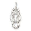 Sterling Silver Polished Fancy Knot Pendant