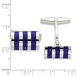 Sterling Silver Lapis Cuff Links