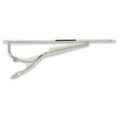 Men's Stripe Onyx Tie Bar in Sterling Silver