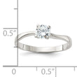 Sterling Silver CZ Ring