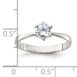 Sterling Silver CZ Ring - Birthstone Company