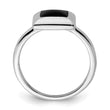 Sterling Silver Onyx Ring - Birthstone Company