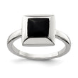 Sterling Silver Onyx Ring - Birthstone Company