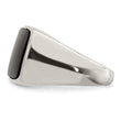 Sterling Silver Synthetic Onyx Ring - Birthstone Company