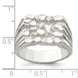 Sterling Silver Nugget Ring