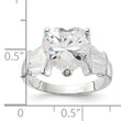 Sterling Silver CZ Heart Ring