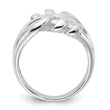 Sterling Silver Polished Fancy Twist Ring