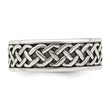 Sterling Silver Weave Design Ring