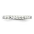 Sterling Silver Rhodium-plated CZ Ring - Birthstone Company