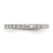 Sterling Silver Rhodium-plated CZ Ring - Birthstone Company