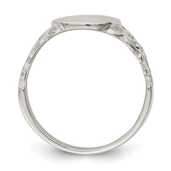 Sterling Silver Signet Ring - Birthstone Company