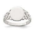 Sterling Silver Signet Ring - Birthstone Company