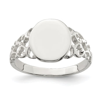 Sterling Silver Signet Ring - Birthstone Company