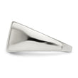 Sterling Silver 11x12mm Closed Back Signet Ring - Birthstone Company