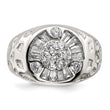 Sterling Silver Men's CZ Ring