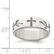 Sterling Silver Antique Cross Design Ring
