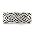 Sterling Silver Fancy Antiqued Band