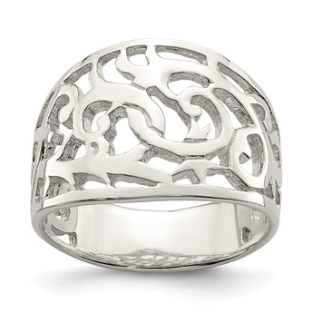 Sterling Silver Swirl Ring