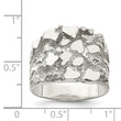 Sterling Silver Men's Nugget Ring
