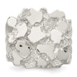 Sterling Silver Men's Nugget Ring