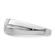 Sterling Silver Rhodium Plated Diamond Men's Ring