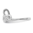 Sterling Silver Rhodium Plated Diamond LOVE Ring
